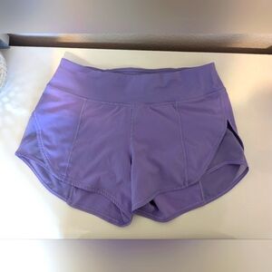 Lululemon Speed Up Short Lilac